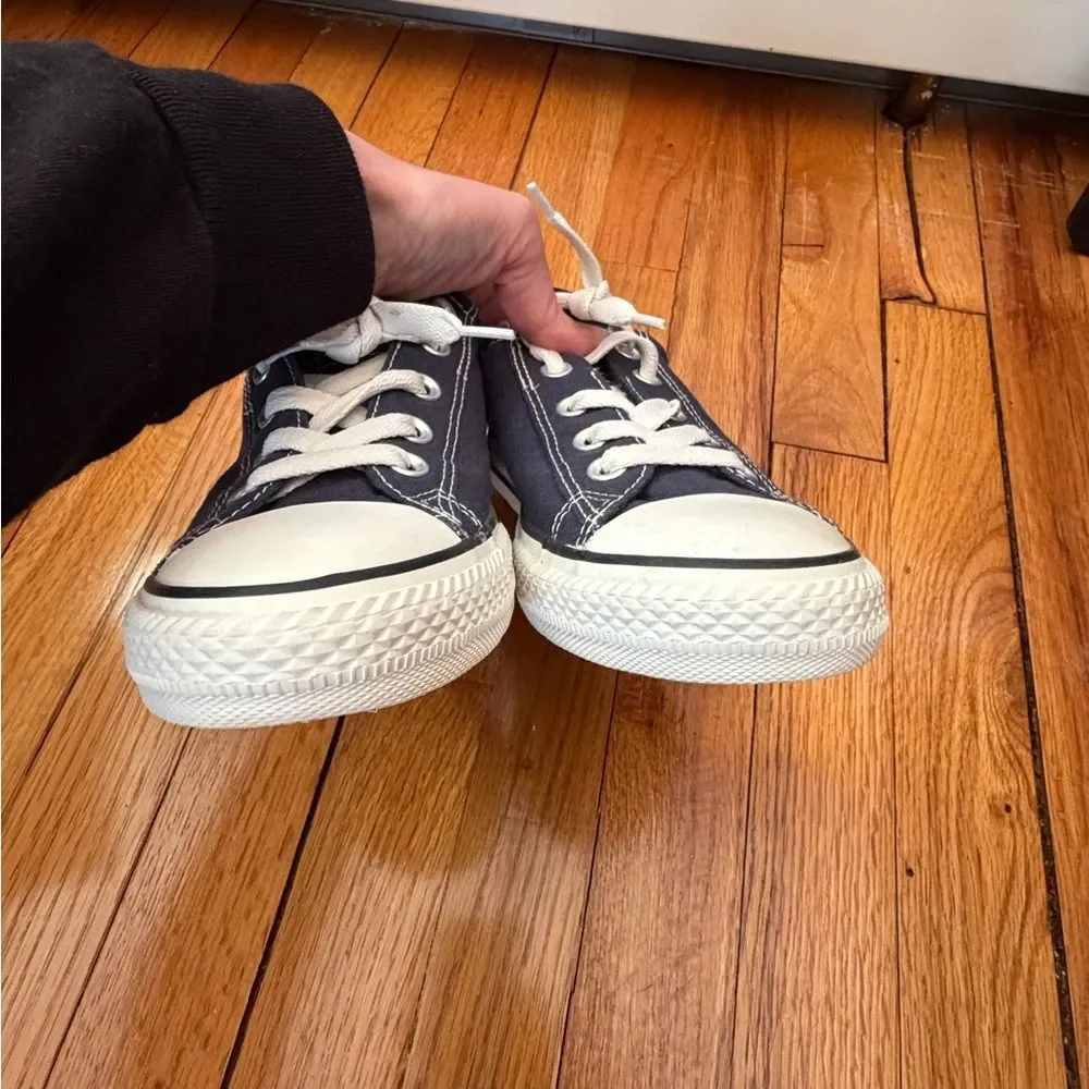 Converse Kids Sneakers in Dark Blue and White